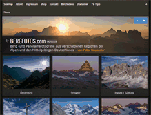 Tablet Screenshot of bergfotos.com
