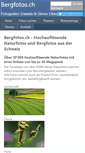 Mobile Screenshot of bergfotos.ch
